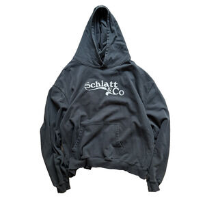 Rare Schlatt & Co Dark Gray Hoodie 2017 Pullover 5XLarge Heavyweight Unisex